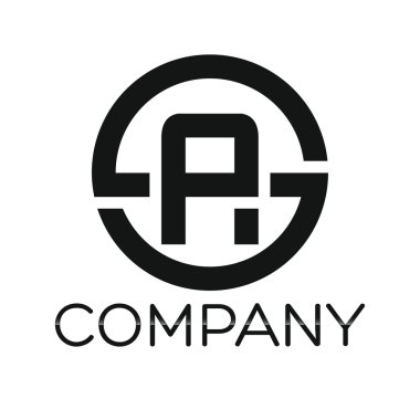 Örnek vektör logosu A ve S