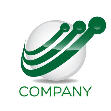 Örnek vektör logo iletişim