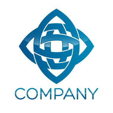 Örnek vektör logo kalkan