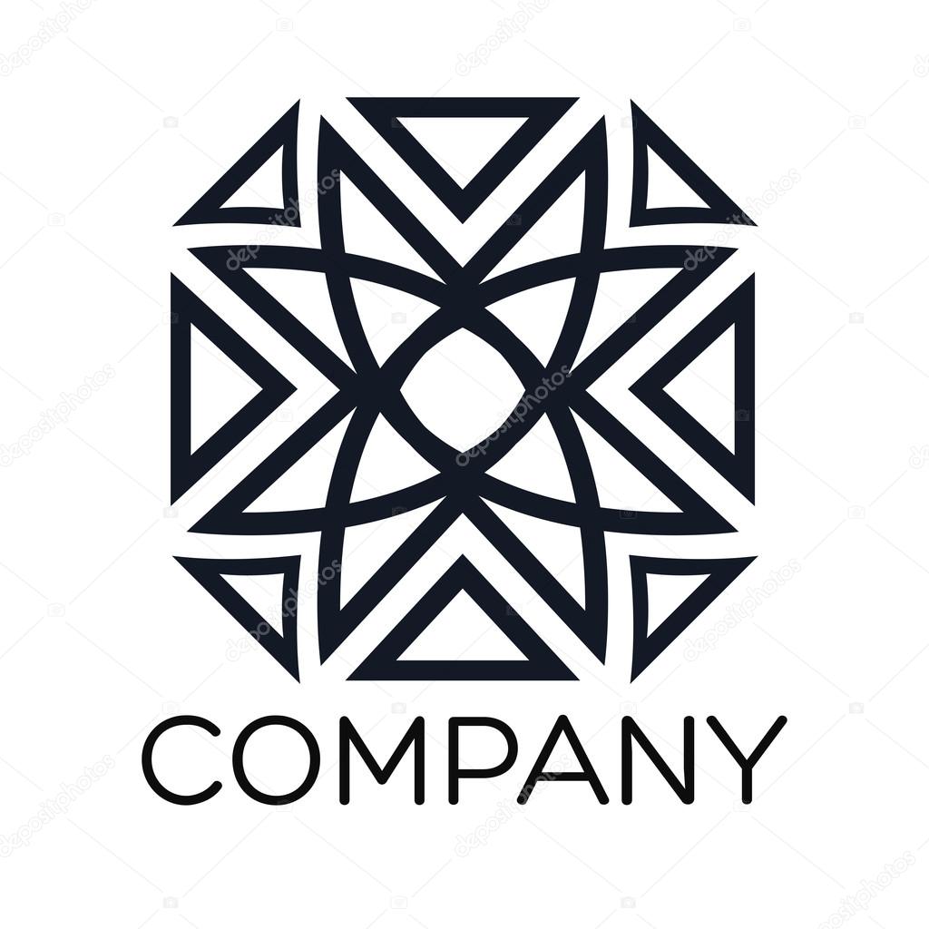 Example vector logo diamond