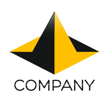 Örnek vektör logo uçak