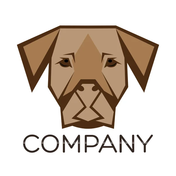 Przykład wektor logo pies — Wektor stockowy