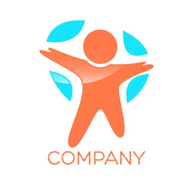 Örnek vektör logo çocuk