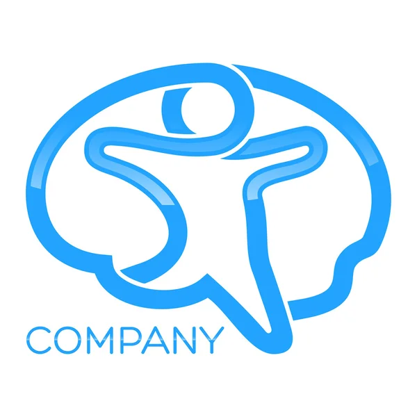 Örnek vektör logo zihin