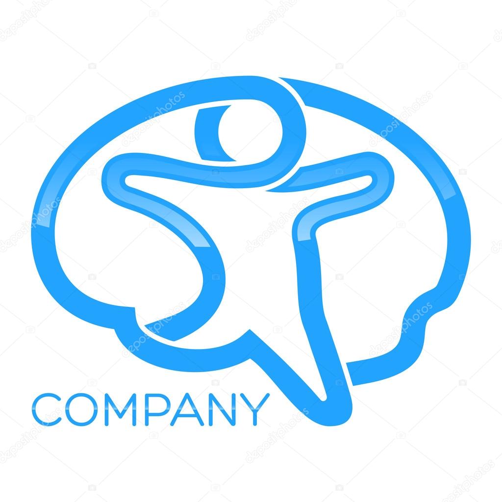 Example vector logo mind