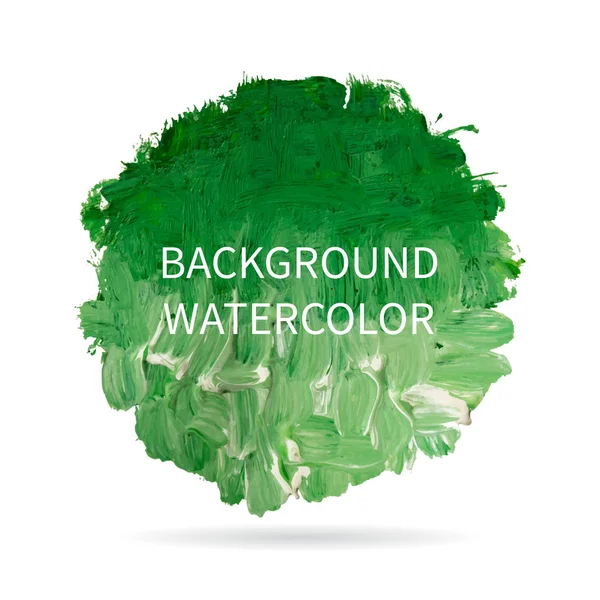 Nuage de peintures acryliques vertes — Image vectorielle