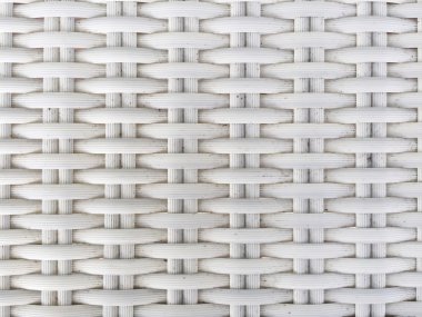 Beyaz plastik dokuma desen