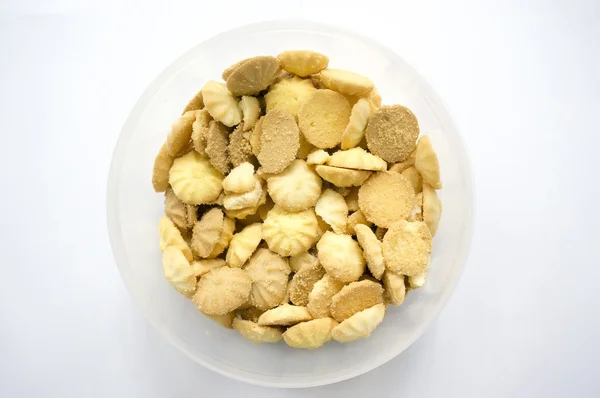 Beyaz arka plan üzerinde çerez kutusu