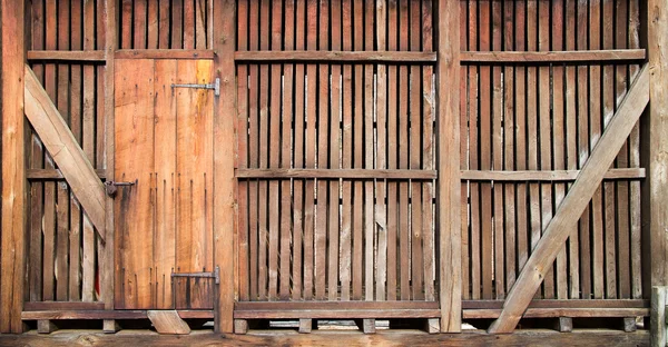 Antique wooden door — Stock Photo, Image