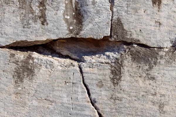 Parede de pedra rústica — Fotografia de Stock