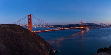 Golden gate Köprüsü san francisco, ABD.