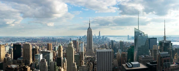 Skyline von New York City — Stockfoto