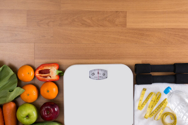 Fitness and weight loss concept