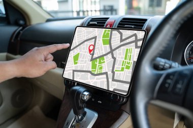 GPS Haritası Hedef Ağ Bağlantısı Konum Sokak Haritası GPS Simgeleri Navigasyonu