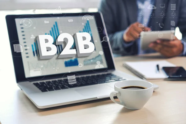 B2B Marketing Business Business Marketing Company B2B Business Company Commerce — Stock fotografie