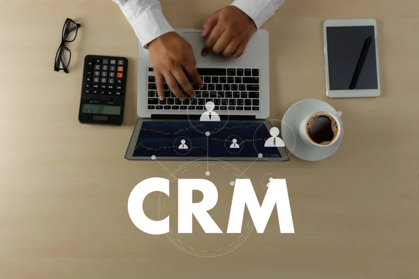 Business Customer Crm Management Analysis Service Zarządzanie Koncepcjami — Zdjęcie stockowe