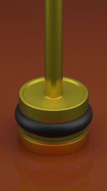 Üç boyutlu sonsuz animasyon. Döngüsüz hareketsiz tasarım. Tatmin edici animasyon. 3d döngü animasyon arka planı. Garip bir şekilde tatmin edici video.