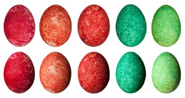 Kırpılan Paskalya yumurtaları