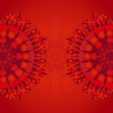 vektör hassas dantel desen yuvarlak