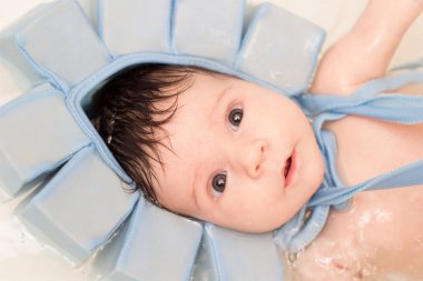 Güzel bebek portresi.