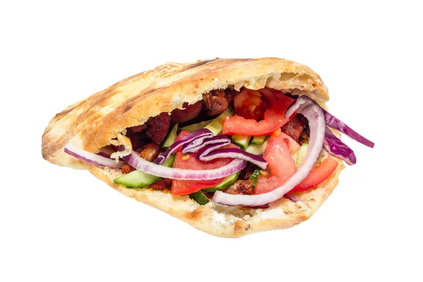 Beyaz üzerine kebap