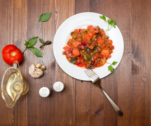 Fresh vegetable stew — Stock Photo, Image