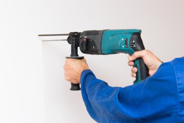 Duvar perforator işlem tarafından sıkıcı
