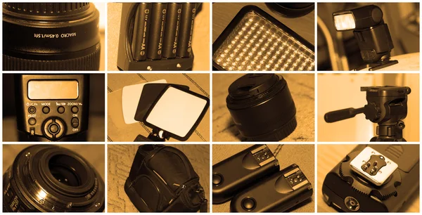 Fotoğraf Ekipmanları kolaj