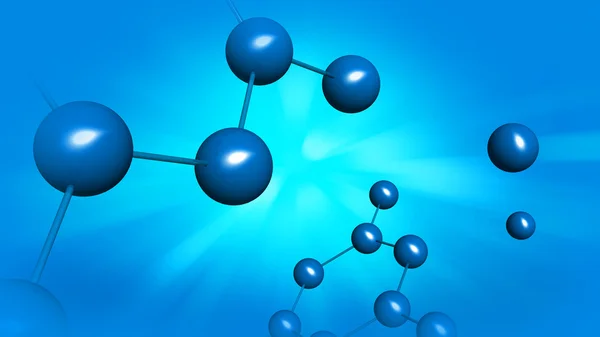 Modelo molecular, de ADN y de átomo —  Fotos de Stock