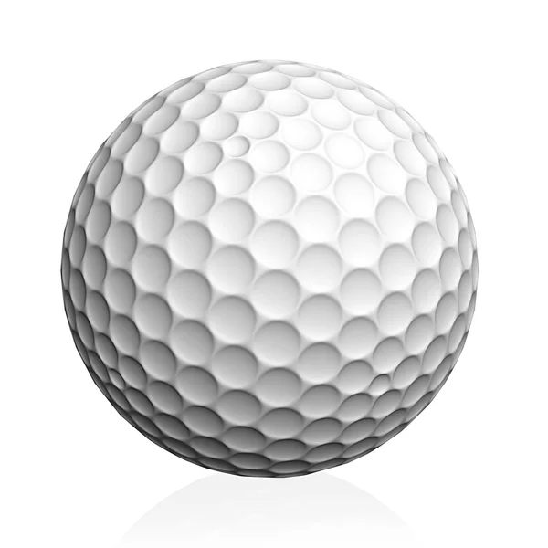 Balle de golf isolée Images De Stock Libres De Droits