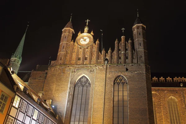 Rathaus bei Nacht — Stockfoto