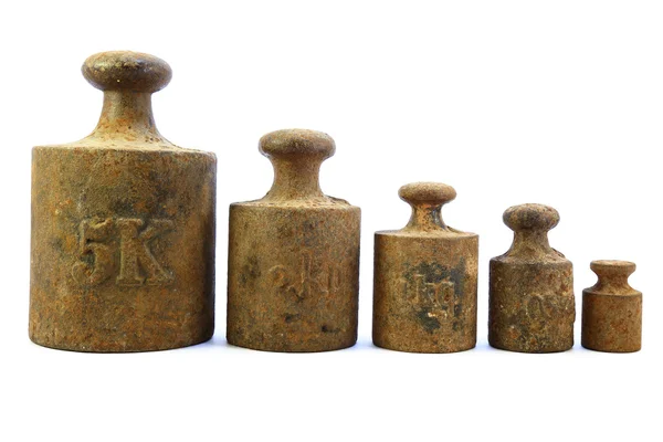 Old weights — Stock Photo, Image