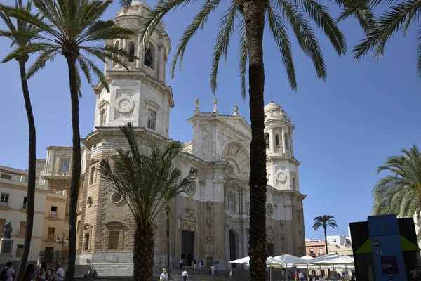 Cdiz Spain September 2020 Cdiz Cathedral Oldest City West Founded — Stock Photo, Image