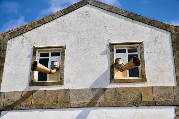 Trombe Usate Come Allarme Barche Nei Giorni Nebbiosi — Foto Stock