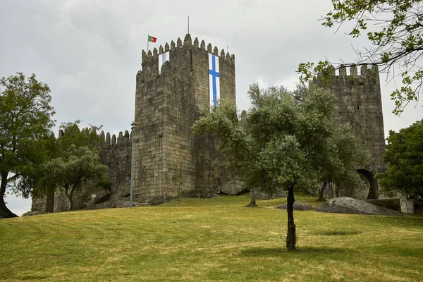 Guimarães Portugal Junho 2021 Castelo Guimarães Principal Castelo Medieval Guimares — Fotografia de Stock