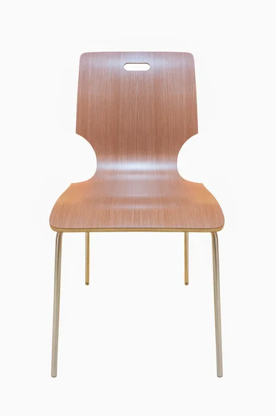 Plywood chair isoalted — Stock Photo, Image