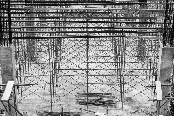 Scaffolding in construction site — Stock Photo, Image