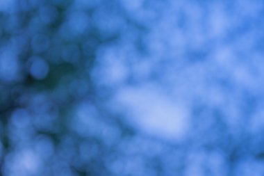 bokeh arka plan mavi tonlama ile