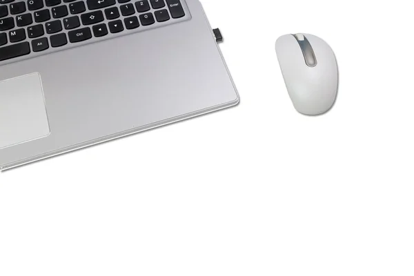 Labtop keyboard and mouse — Stok fotoğraf