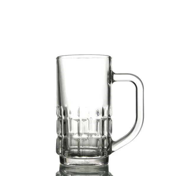 Boş bira bardağı. — Stok fotoğraf
