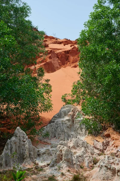 Een Van Toeristische Attracties Mui Stad Vietnam Fairy Stream — Stockfoto