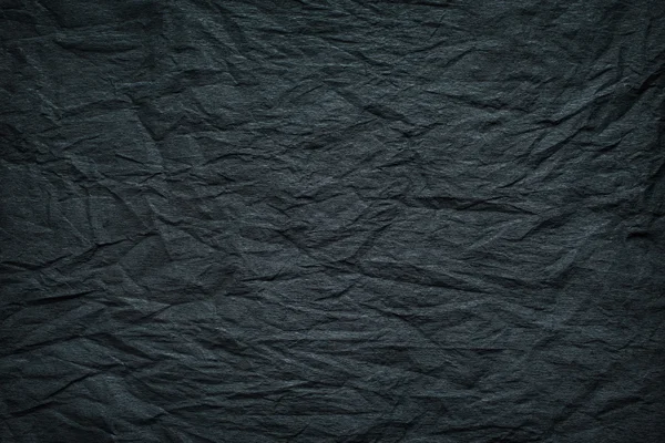 Black crepe paper background — Stock Photo, Image