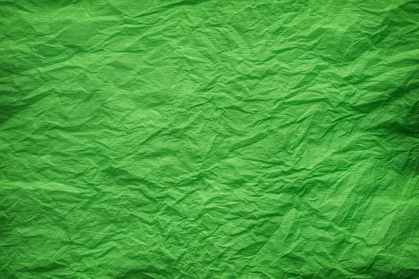 Green crepe paper background — Stock Photo, Image