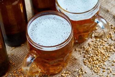 bardak ve şişe bira