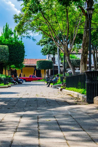 Antigua Guatemala Központi Parkja — Stock Fotó