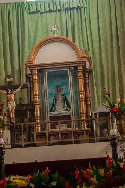 Święty Obraz Kaplicy Cajola Santo Nio Cruz — Zdjęcie stockowe