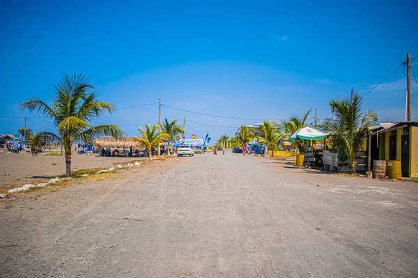 Paisaje Carreteras Con Ranchos Cielo Azul — Foto de Stock