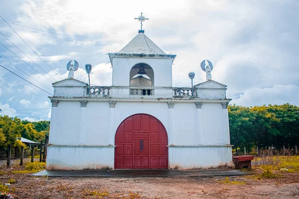 Iglesia Católica Santa Cruz Cajola Champerico — Foto de Stock