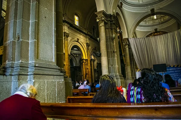 People Holy Mass Catholic Church — Stock Photo, Image