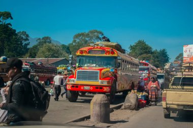 Minerva terminali yüklenen yolcu otobüsü parkı